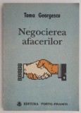 Negocierea afacerilor - Toma Georgescu, Carte de economie si afaceri
