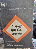 NOTIUNI DE ANALIZA MATEMATICA - SOLOMON MARCUS