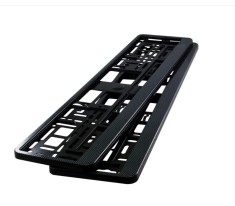 Set 2 bucati suport numar inmatriculare auto HP culoare rama carbon 8x surub