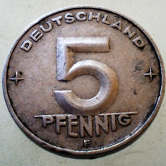 1.979 GERMANIA RDG DDR 5 PFENNIG 1953 E MULDENHÜTTEN