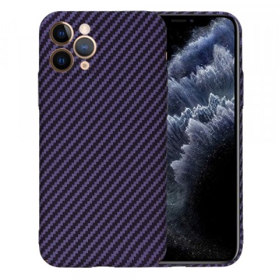 Husa pentru Apple iPhone 11 Pro, Techsuit, Carbonite FiberShell, Mov foto