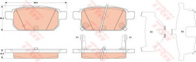 Set placute frana,frana disc SUZUKI VITARA (LY) (2015 - 2016) TRW GDB3529 foto