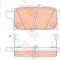 Set placute frana,frana disc SUZUKI SX4 S-Cross (2013 - 2016) TRW GDB3529