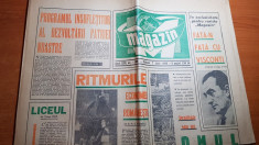 ziarul magazin 7 iulie 1969 - articol liceul stefan cel mare ,suceava foto