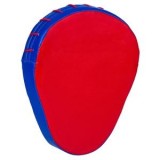 Pernă de antrenament box, 23 cm, piele ecologică, albastru și roșu, CMCLASS