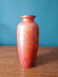 Vaza ceramica T&oacute;fej cu dungi verzi