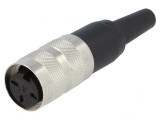 Conector M16 mufă mamă 3 pini 5A 300V