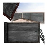 Paravan prelata pentru balcon sau terasa, moderna, din plasa, 105 x 500cm