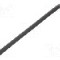 Tub termocontractant, 3.2mm, 1m, neagra, TASKER - GTM 3216 BK