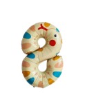 Balon folie cifra 8 sarpe - 100 cm