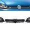 Ansamblu Faruri 3D Semnal Dinamic LED cu Grila VW Golf 7 VII (2012-2017) R Design Argintiu Performance AutoTuning
