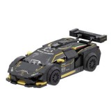 Set de Construcție Mașină de Cursă cu Figurină, 292 Piese, Negru, CMCLASS