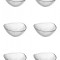 Set boluri, 6 piese, 310 ml, Sticla, Transparent