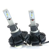 Cumpara ieftin Kit Becuri LED Auto CREE Lumileds ZES H1 H4 H7 H11 50W 6000LM CANbus 12V-24V Alb