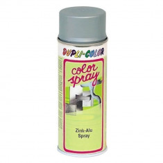 Vopsea Spray Zinc-Aluminiu Dupli-Color, 400 ml, Suprafete Metalice, Spray Protectie Suprafete Metalice, Spray Protectie Metal, Spray Zinc Aluminiu, Pr