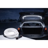 Banda LED Portbagaj Auto 5m cu Senzor Magnetic, 12V Conectare Bricheta, 6000K Alb Rece, Pornire Automata, Universala