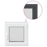 Cumpara ieftin Fereastra de subsol &bdquo;RISOR&rdquo; 50x50 cm oscilo-batanta DIN dreapta antracit