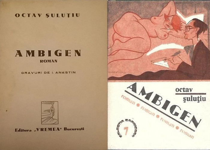 Octav Sulutiu - Ambigen 1935 (desene gravuri de I. Anestin) +1992 Ed. Vremea Ion
