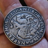 1/3 taler 1671 AB K , argint