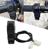 Comutator semnalizare pentru trotinete electrice, ABS, 3 in 1, mic, usor