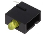 LED Galben 2.8mm 20mA 60&deg;