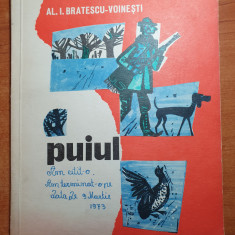 carte pentru copii - puiul - de al. i. bratescu-voinesti - din anul 1970