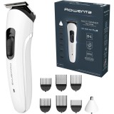 Aparat de tuns multifunctional ROWENTA Trim &amp;amp; Style 8 in 1 TN8934E0, lame inox cu acoperire titan, autonomie 60 min, utilizare cu/fara fir, acceso