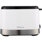 Prajitor de paine Tesla TS300BWX, 800W, 2 felii, Alb