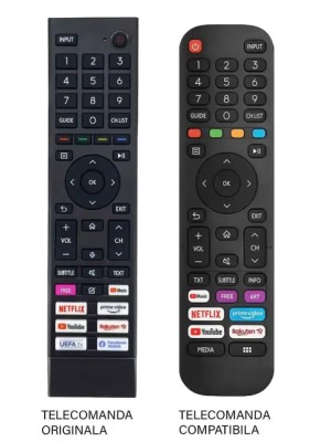 Telecomanda TV Hisense ERF3B80H compatibila cod ER1169-N /MFY1159 (423-2) foto