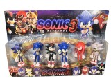 Set 6 figurine Sonic the hedgehog 3
