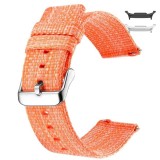 Curea material textil, compatibila cu Samsung Galaxy Watch8 44mm, Merigold Orange