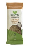 Rondele orez cu glazura caramel sarat 66gr, SanoVita