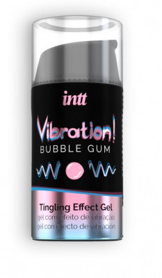 Gel cu Efect Vibrator Aroma Bubble Gum 15 ml foto
