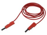 Cablu Măsurare HIRSCHMANN 60VDC 30VAC 16A 2m Roșu Izolație PVC 973647101