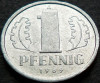 Moneda 1 PFENNIG - RD GERMANA / GERMANIA, anul 1989 * cod 3988, Europa, Aluminiu