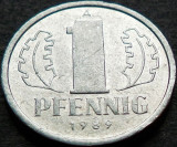 Cumpara ieftin Moneda 1 PFENNIG - RD GERMANA / GERMANIA, anul 1989 * cod 3988, Europa, Aluminiu
