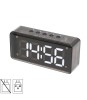 Ceas desteptator 3D LED alb cu FM /Bluetooth /MP3 player multimedia MECHACLOCK Home