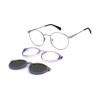 Ochelari de Soare Polaroid PLD 6132_CS 516LB_M9 Bărbați, Lentile Gri, Protecție UV400, Rame Argintii, Unisex