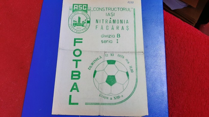program Constr. Iasi - Nitramonia fagaras