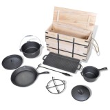 Cratita din fonta set 9 piese GartenMobel Dekor