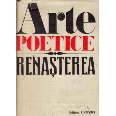 colectiv - Arte poetice - Renasterea - 118765 foto