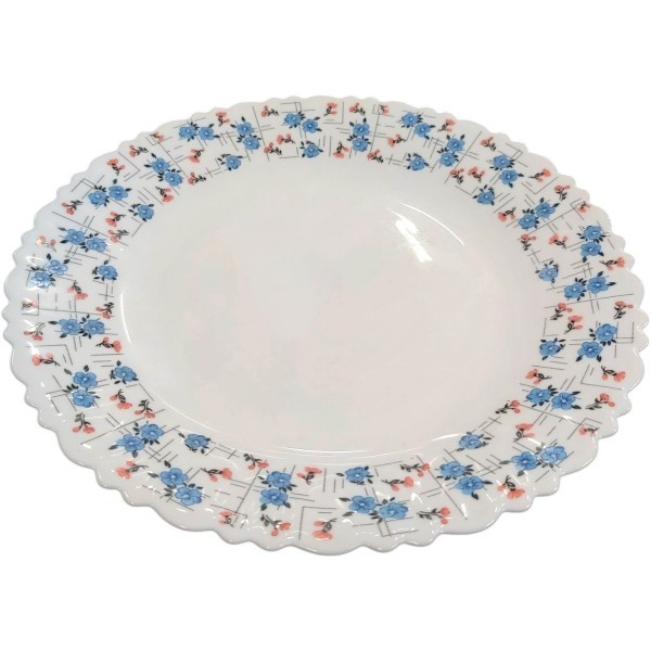 Set 6 Farfurii Adanci Opal Alb Model Clover 23cm CNN50166