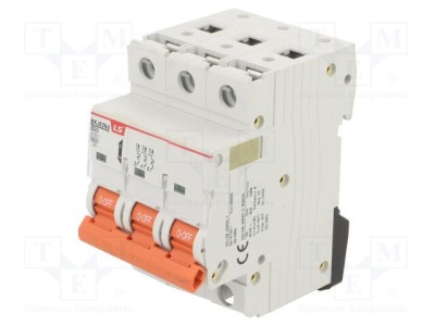 &amp;Icirc;ntrerupător de supracurent LS ELECTRIC 230/400VAC 20A 3 Poli 6kA foto