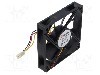 Ventilator 80x80x15mm, 12V DC, Akasa - AK-FN071
