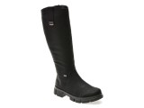 Cizme RIEKER negre, Y7190, din piele ecologica