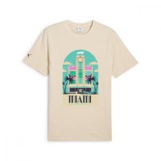 Formula 1 tricou de bărbați Miami GP beige F1 Team 2025 - S