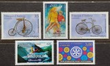 BC729, Andora Spaniola 1988, lot 4 serii sport, biciclete, aniversari