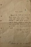 Elena Sevastos - document vechi - manuscris, semnatura olografa