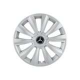 Set 4 capace roti 15 inchi (R15) Delta Gri, Compatibile Cu Mercedes, Autohelix MSA