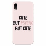 Husa silicon pentru Apple Iphone XR, Cute But Psycho